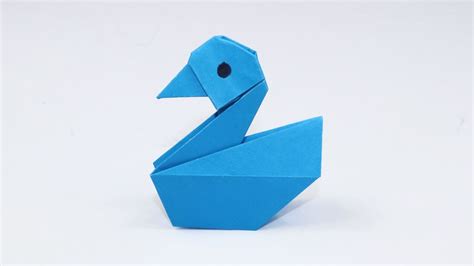 How to Make a Paper Duck - Easy Origami Duck Tutorial - YouTube