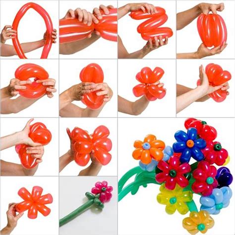 Make Your Own DIY Balloon Flowers for a Party