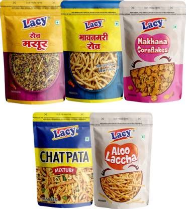 Lacy Five Different types of Namkeen Price in India - Buy Lacy Five ...