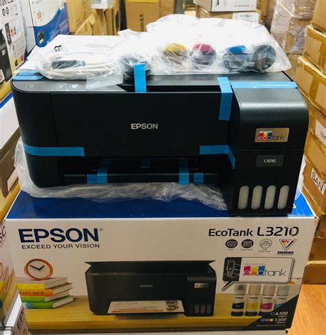 EPSON L3210 printer 3 in 1 unit, Computers & Tech, Printers, Scanners ...