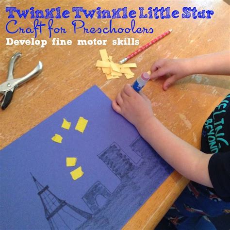 Twinkle Twinkle Little Star-y Night Craft for Preschoolers