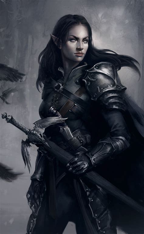 Dark Elf - Fantasy Female Warrior