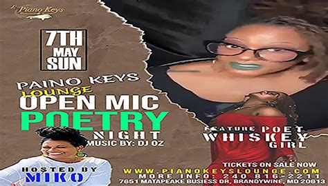 Poet Whiskey Girl @ Piano Keys Restaurant & Lounge Open Mic Poetry ...