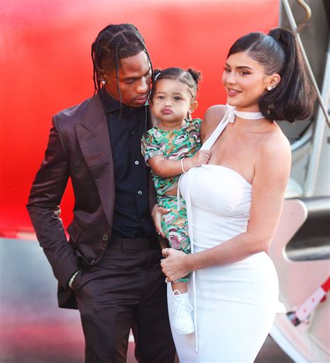 Travis Scott Hangs Out With Kylie Jenner, Stormi in Amid Quarantine ...