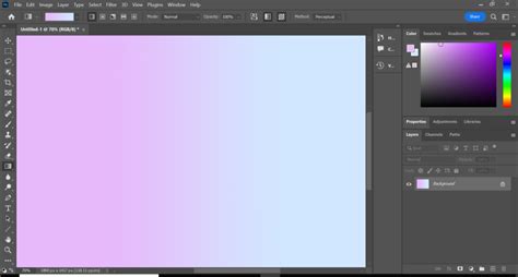 How to make a gradient in Photoshop