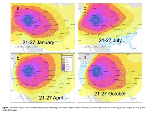 Yellowstone Volcano Eruption Simulation