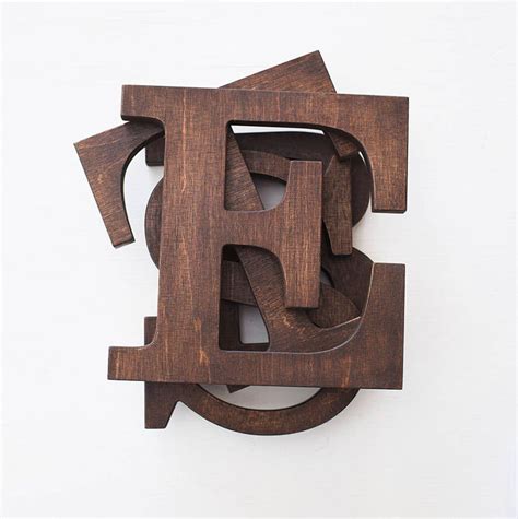 Wooden Wall Letters Custom Wood Letter Freestanding Rustic - Etsy