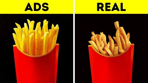 Commercial Vs Non Commercial : FOOD ADS: EXPECTATION VS REALITY ...