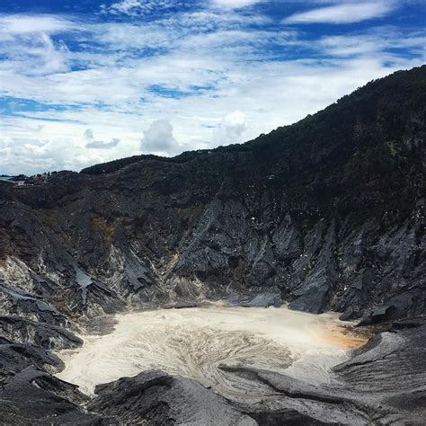 Queen Crater on Mount Tangkuban Perahu