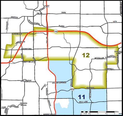 Dallas District Map