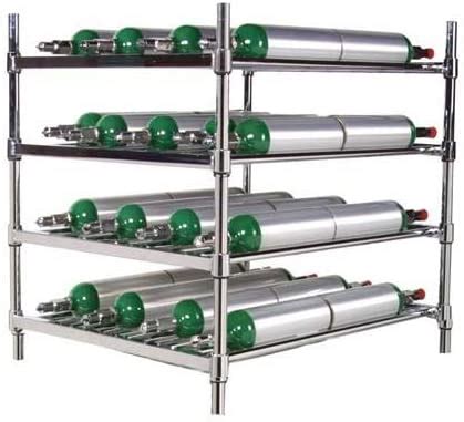 Amazon.com: Oxygen Tank Rack - Holds 56 M6 Size Cylinders (Add On ...