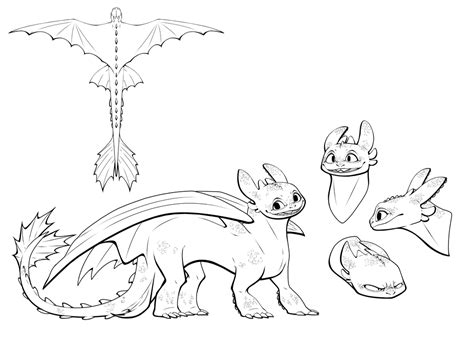 HTTYD: Night Fury Reference Base F2U by LumiiDragon on DeviantArt