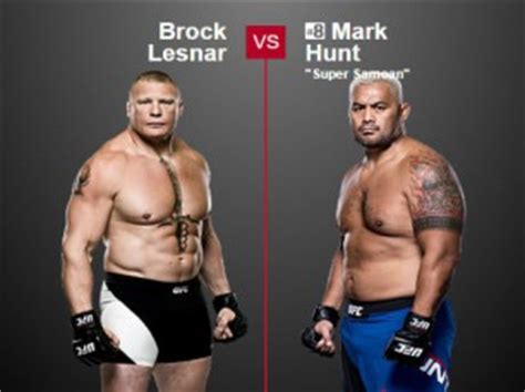 Preview: Brock Lesnar vs Mark Hunt (UFC - 9 July 2016) • Articles ...