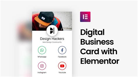 Create a Digital Business Card with Elementor - Full Tutorial - YouTube