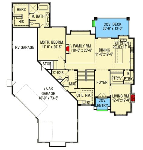 House Floor Plans With Attached Rv Garage - floorplans.click