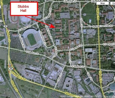 Maps to Stubbs Hall, LSU (small)