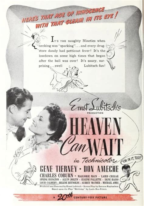 Heaven Can Wait (1943) - Posters — The Movie Database (TMDB)