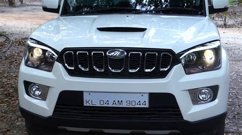 Mahindra Scorpio S11 2WD 7 STR Pearl White Colour - YouTube