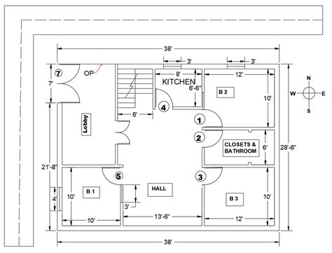 Simple Floor Plan Autocad File Download : Autocad Floor Plan | Bodenewasurk