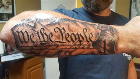 Pin on 60+ Patriotic & Independent We The People Tattoos