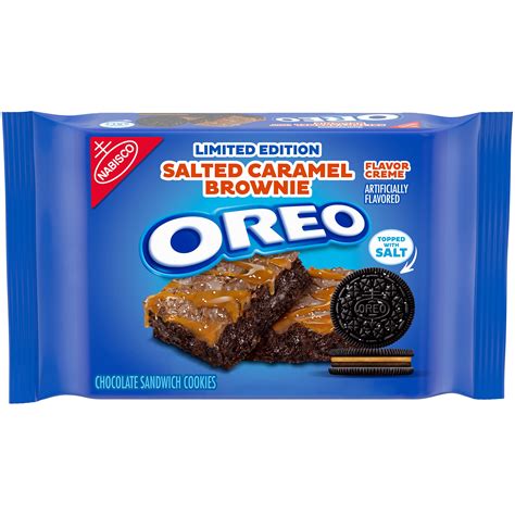 Buy Oreo Salted Caramel Brownie Flavored Creme Chocolate Sandwich ...