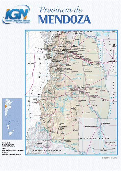 Aspectos Generales De Mendoza Argentina Mapas Mapa De Ciudad Ciudades ...