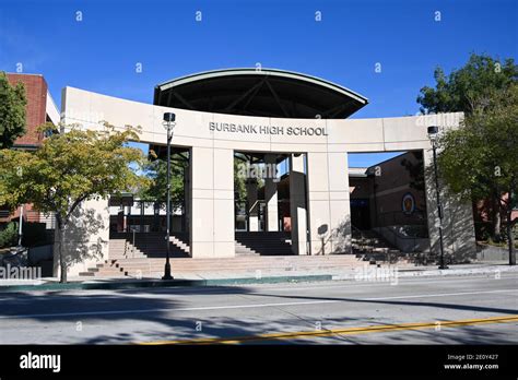 General overall view of Burbank High School, Wednesday, Dec. 30, 2020 ...