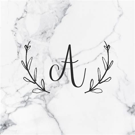 "marble monogram letter A" by artillia | Redbubble | A letter wallpaper ...