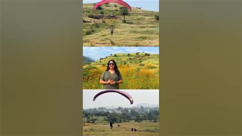 Part 1 : Paragliding season begins in Kamshet Maharashtra. Temple ...