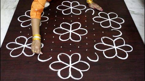 13 dots Sankranthi muggulu for 2018 - pongal kolam designs with dots ...