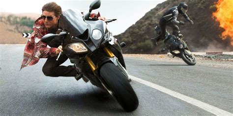 Tom Cruise Resumes Practice on a Motocross Bike for Mission Impossible ...