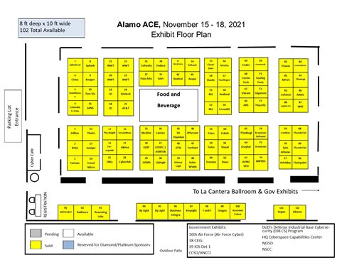 2021 Exhibitors & Floorplan | Alamo ACE