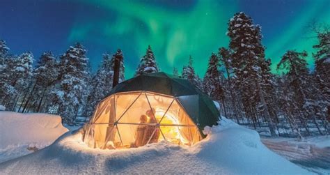 Alaskan Igloo Northern Lights | Shelly Lighting