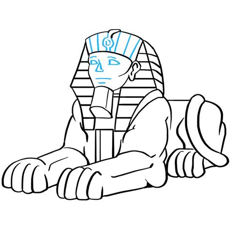 How to Draw the Sphinx - Really Easy Drawing Tutorial | Easy drawings ...