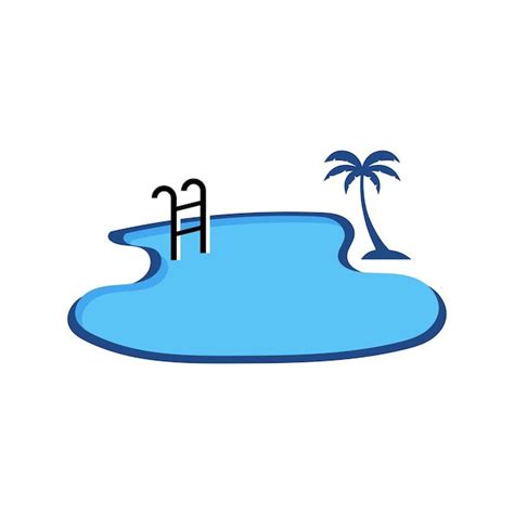 Premium Vector | Swimming pool service swimming pool logo aqua logo ...