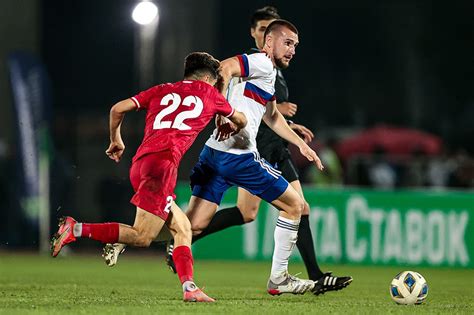 Kyrgyzstan – Russia, September 24, 2022: midfielder Daniil Utkin, debut ...