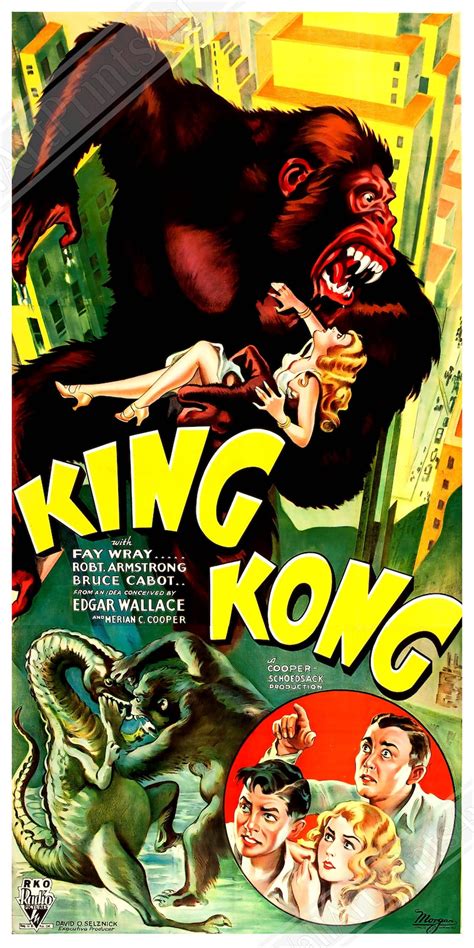 King Kong Poster Vintage Movie Poster 1933 Poster Film Art - Etsy