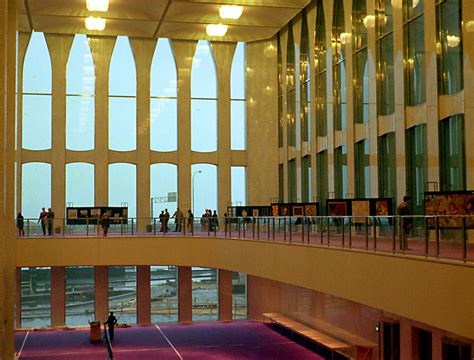 Lobby of the World Trade Center North Tower on the opening… | Flickr