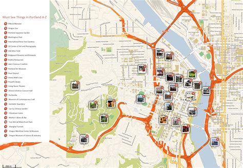 Large Portland Maps for Free Download and Print | High-Resolution and ...