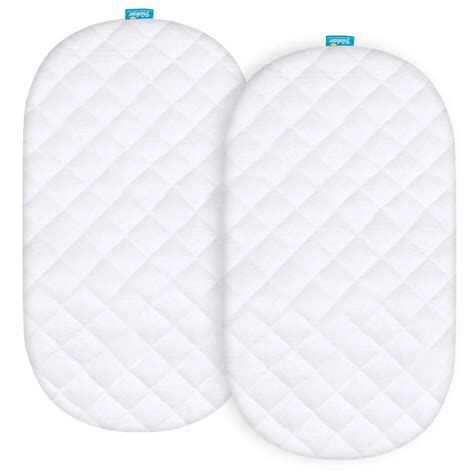 100% Bamboo Quilted Baby Mattress Pad Bedbug Proof Protector Waterproof ...