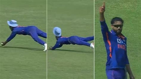 IND vs AUS 1st ODI: Watch Ravindra Jadeja take a brilliant catch to ...