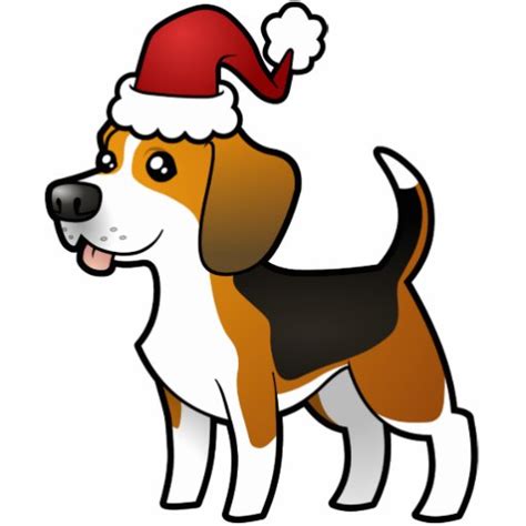 Christmas Beagle Ornament Photo Cutouts | Zazzle