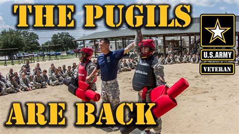 Pugil sticks return to Army Basic Combat Training - YouTube