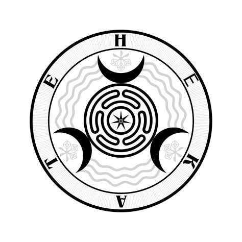 File:Hekate Seal.svg - Wikimedia Commons | Hekate, Hecate goddess ...