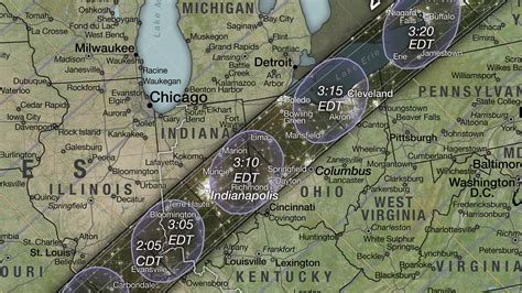 Total Solar Eclipse 2024 Path Map Illinois - Lanie Beatrix