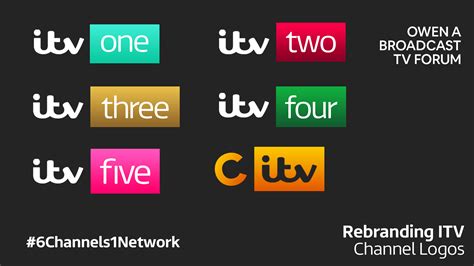 ITV 2020 Rebrand Project: Giving each channel a new look, and a ...