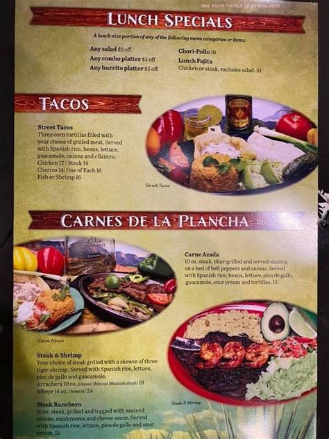 Online Menu of Mi Rancho Restaurant, Bemidji, Minnesota, 56601 - Zmenu