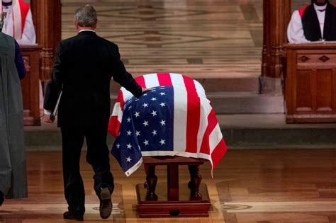 PHOTOS: George H.W. Bush funeral: Thousands honor former president ...