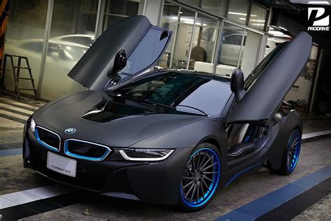 Bmw I8 2020 Black And Blue - HEUNPI