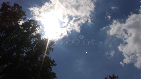 Noon sky stock photo. Image of cloudy, square, cloudscape - 21765100